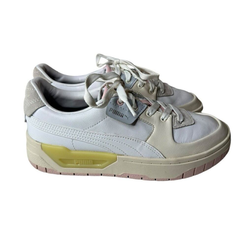 Puma Cali Dream Platform Women's 8 Sneakers Shoes White Cream Pink 383112-01 - Picture 5 of 10